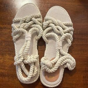 NWOT women’s rope sandals from H&M